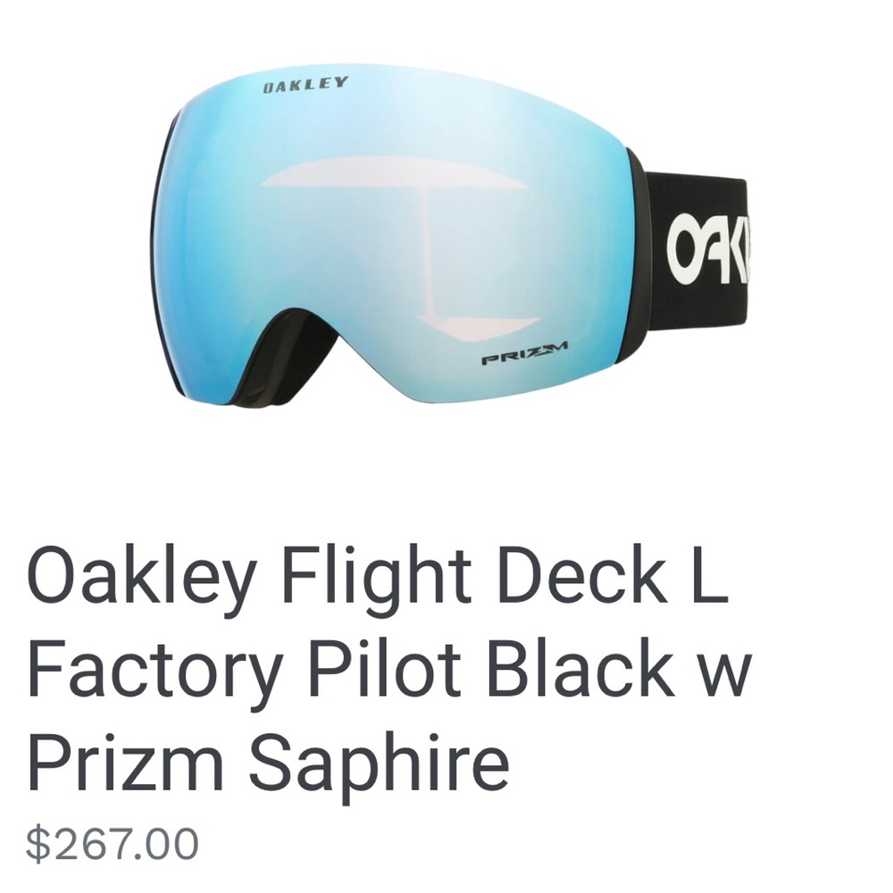RARE Oakley Flight Deck Googles